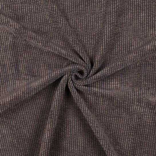 KUNSTPELZ CORD BRAUN #7