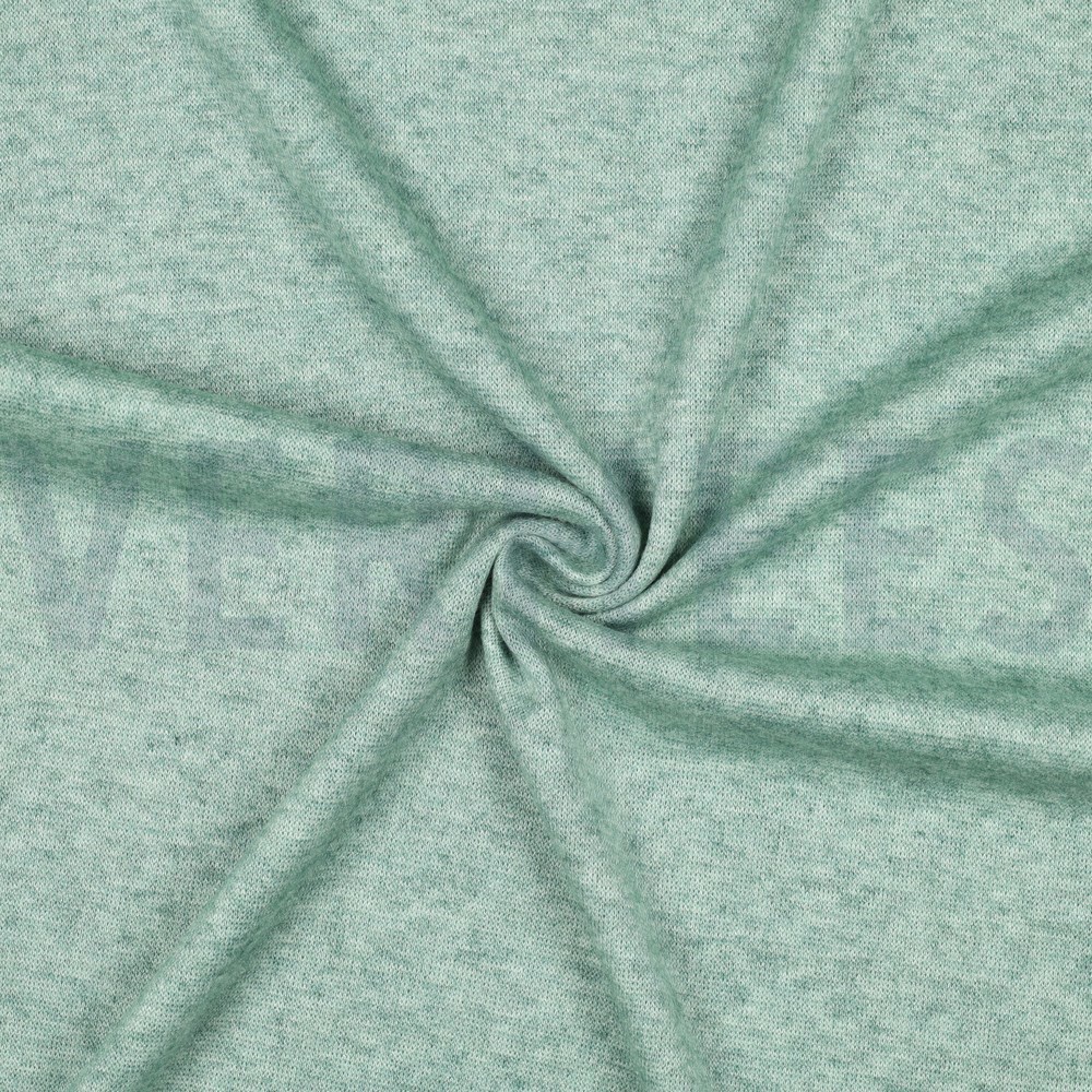KNITTED MELANGE GREEN MELANGE #7