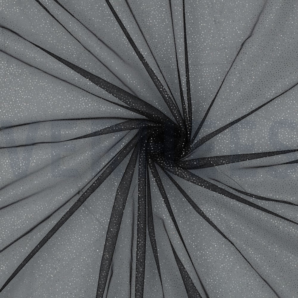 ROYAL TÜLL GLITZER SCHWARZ/SILBER #7