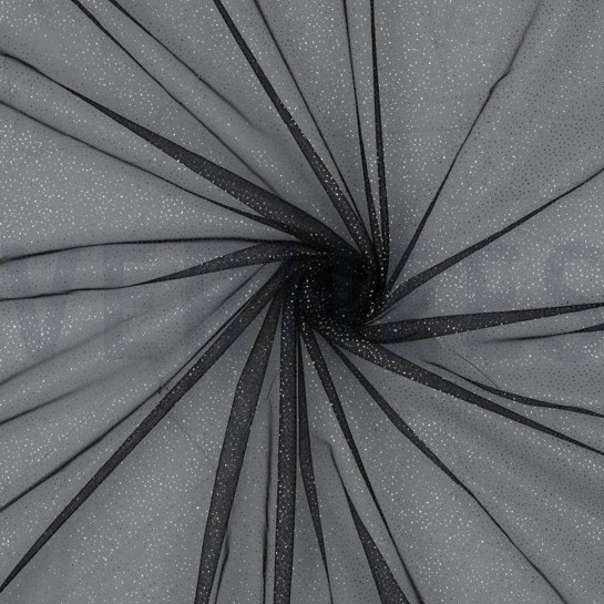 ROYAL TÜLL GLITZER SCHWARZ/SILBER #7