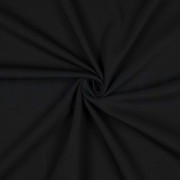 COTTON INTERLOCK JERSEY BLACK (thumbnail) #3
