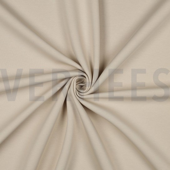 KATOEN INTERLOCK JERSEY ZAND #7