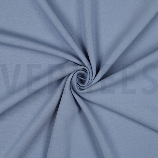 JERSEY INTERLOCK COTON JEAN BLEU #7