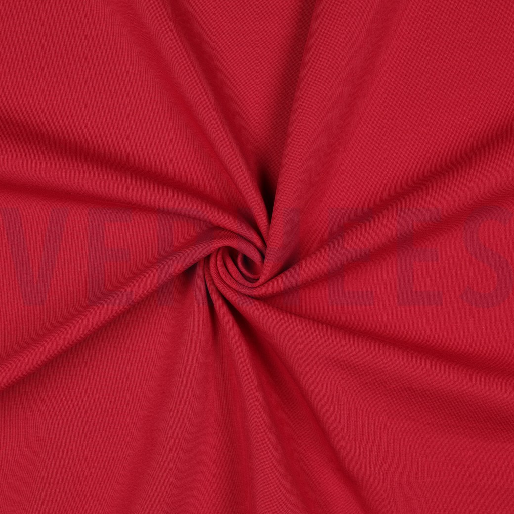 BAUMWOLLE INTERLOCK JERSEY ROT #7