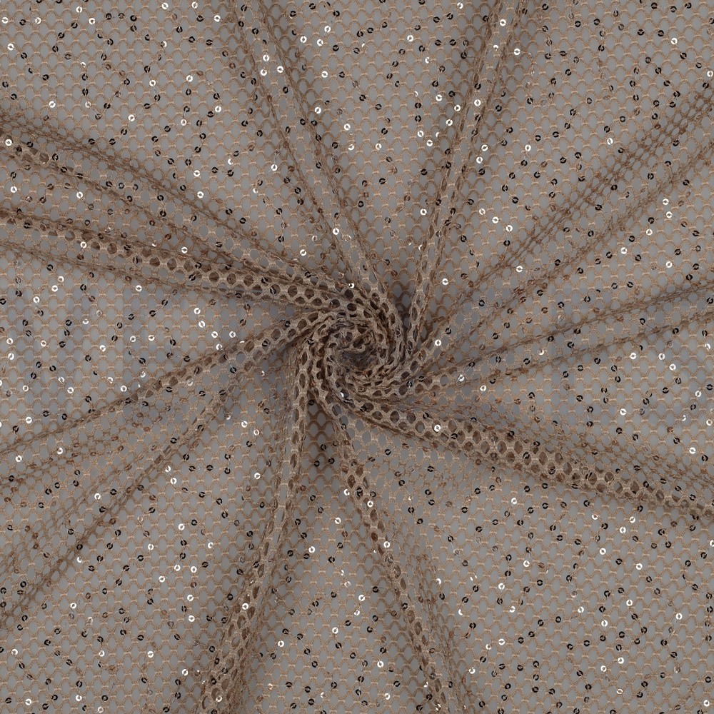 CROCHET SEQUINS BRONZE #7
