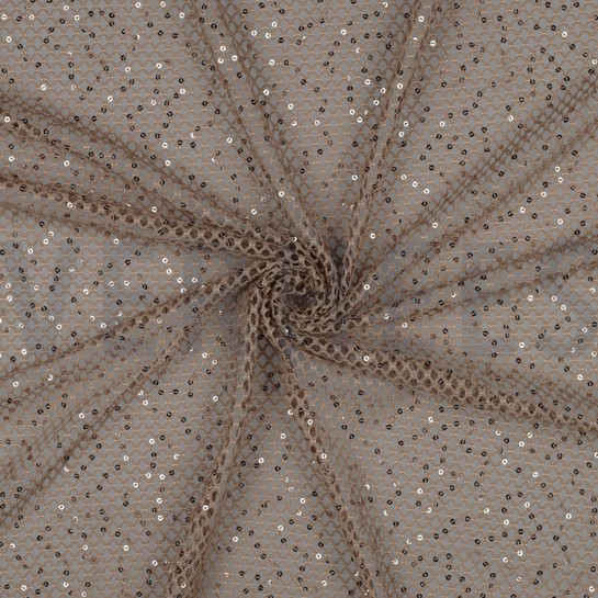 CROCHET SEQUINS BRONZE #7