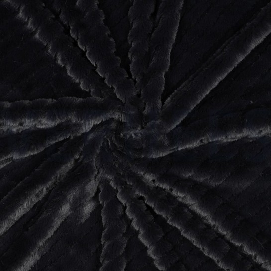 FAUX FUR STRIPES ANTHRACITE #7