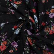 VISCOSE RADIANCE DIGITAL FLEURS NOIR (thumbnail) #3