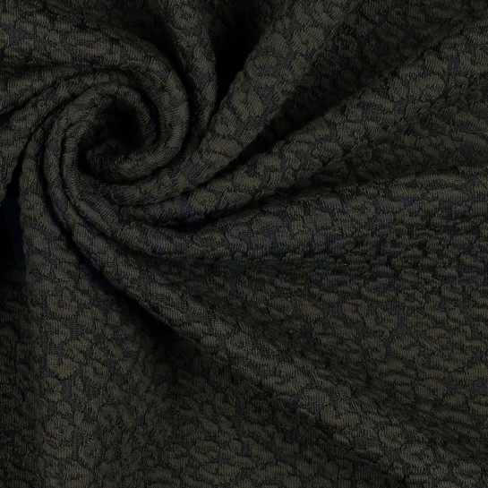 KNITTED JACQUARD ARMY GREEN #7
