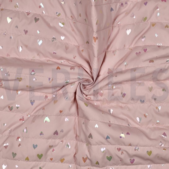 STEPPSTOFF FOLIE HERZEN HELLROSA #7