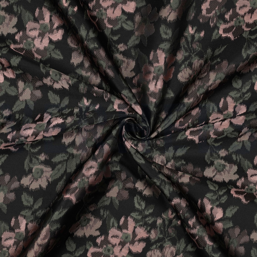 JACQUARD FLOWERS OLD ROSE #7