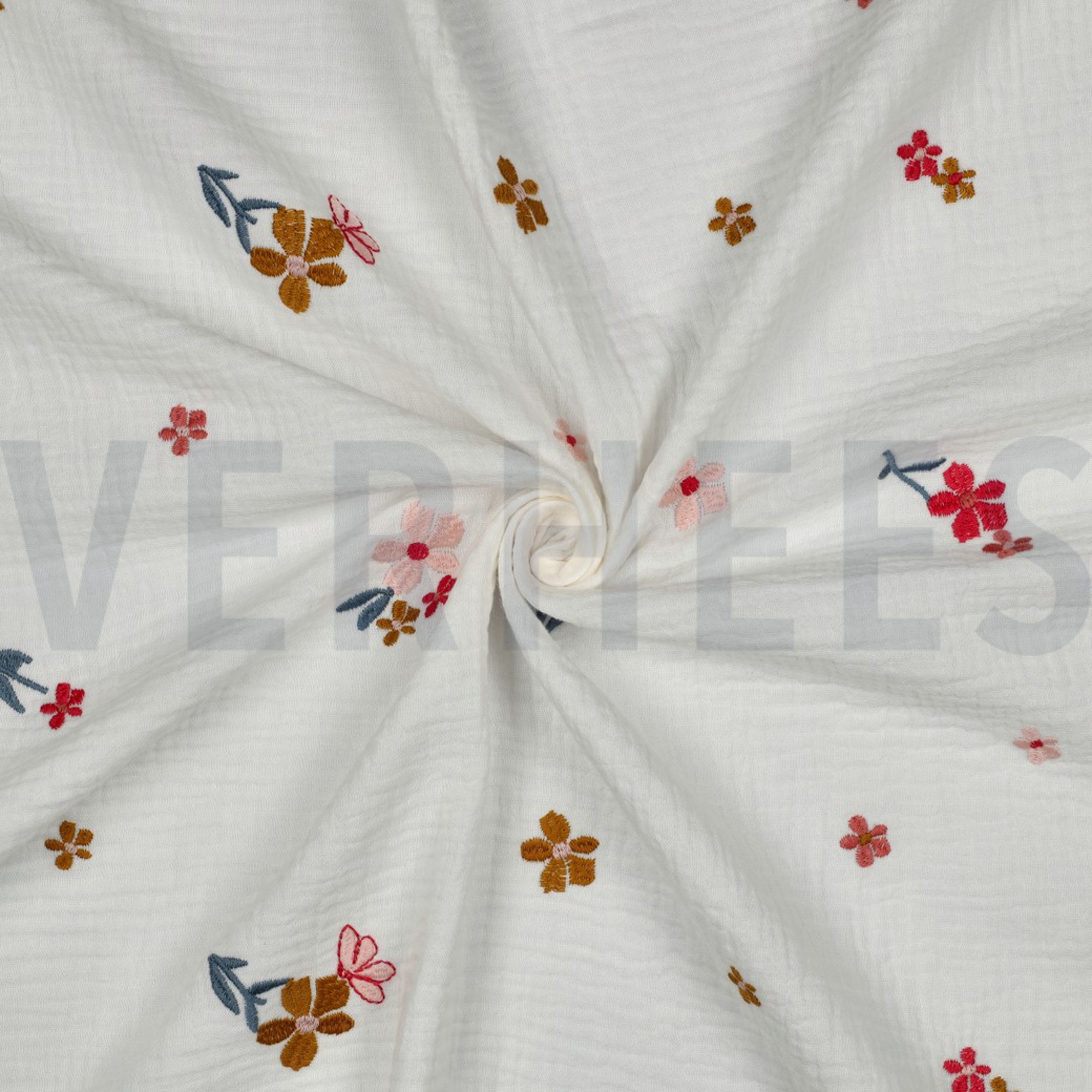 MUSSELIN STICKEREI BLUMEN KAMEL (high resolution) #3