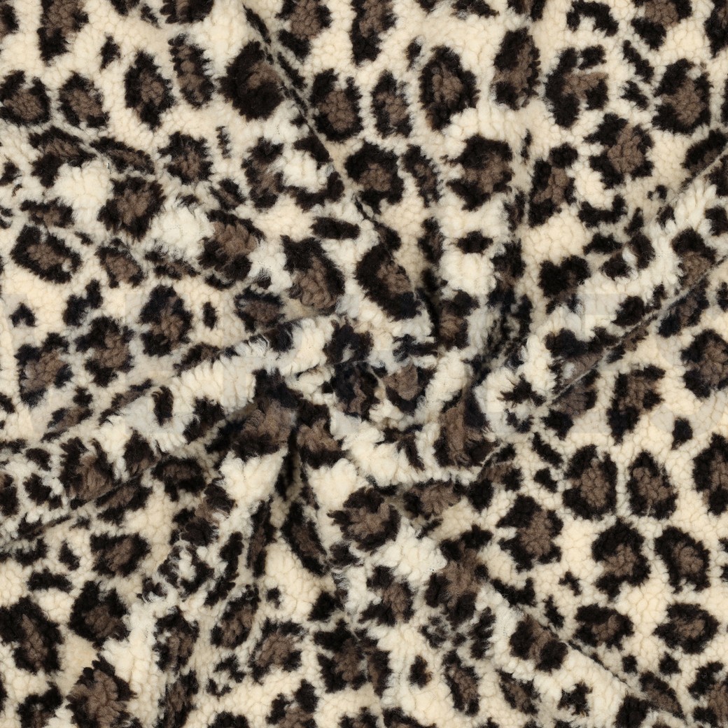 TEDDY JACQUARD TIERHAUT BRAUN #7