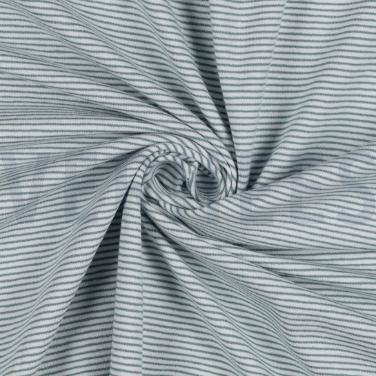 JERSEY YARN DYED STRIPES BLUE SHADOW #7