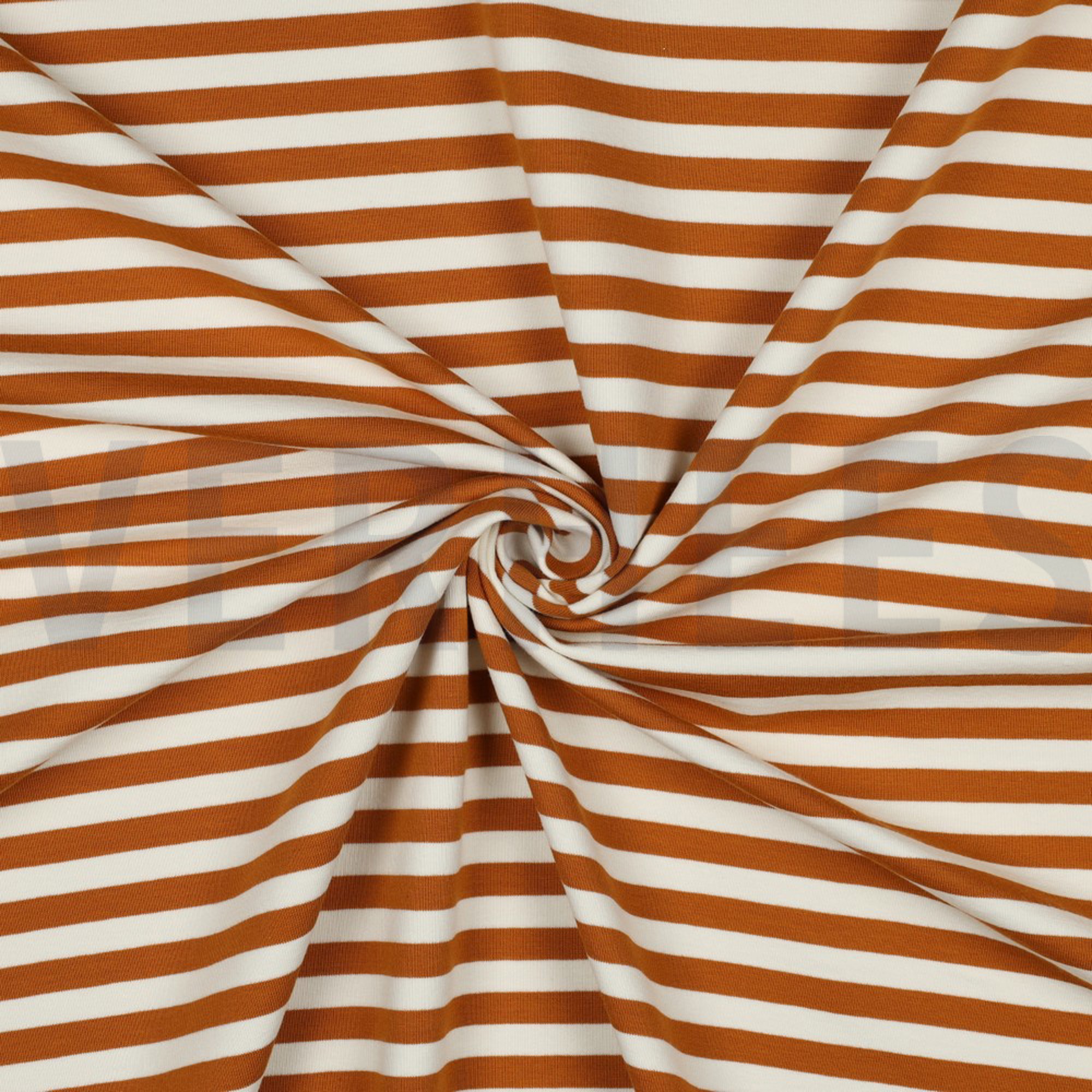 FRENCH TERRY GARENGEVERFD STREPEN LICHTBRUIN/OFFWHITE (high resolution) #3