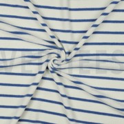 COTON ÉPONGE TEINT FIL RAYURES BLEU CLAIR (thumbnail) #3