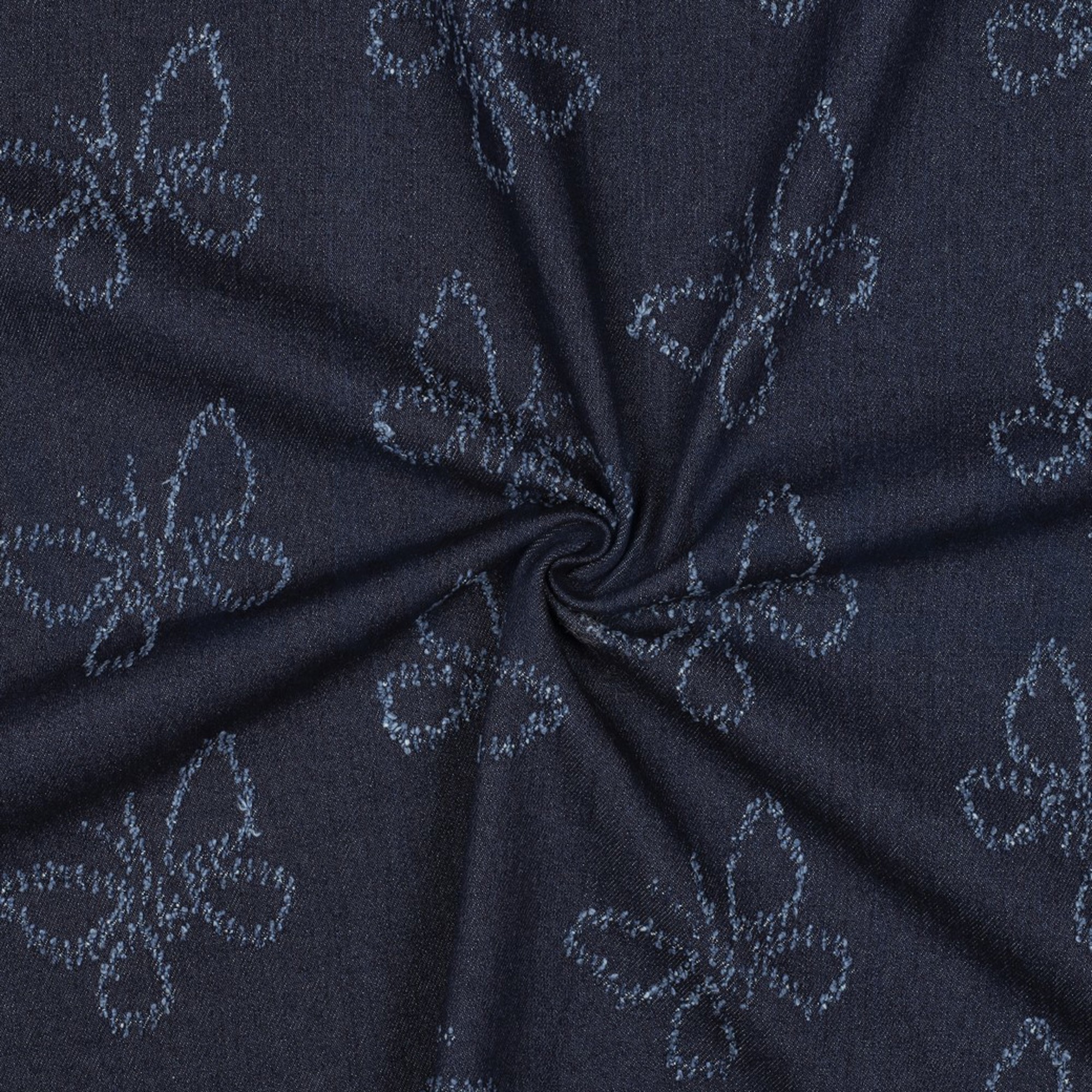 DENIM JACQUARD SCHMETTERLINGE BLAU (high resolution) #3