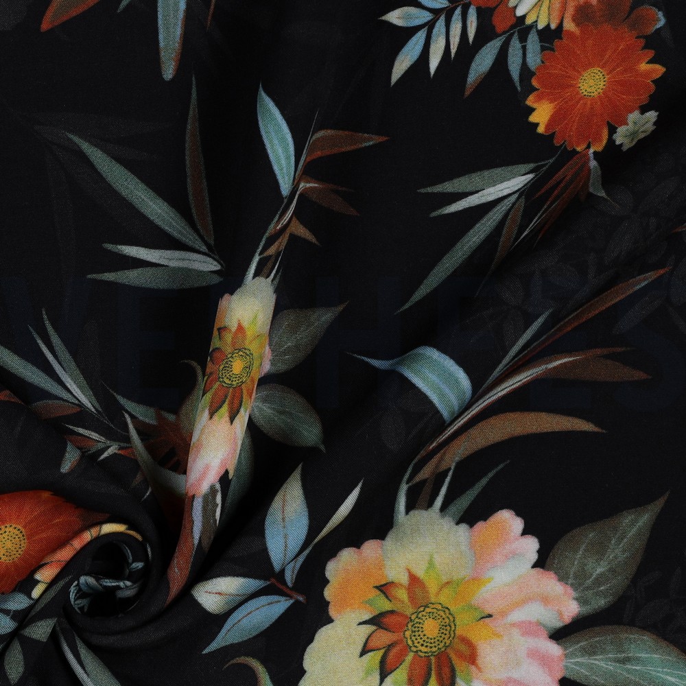 VISCOSE RADIANCE DIGITAL FLEURS MULTICOLORE #7