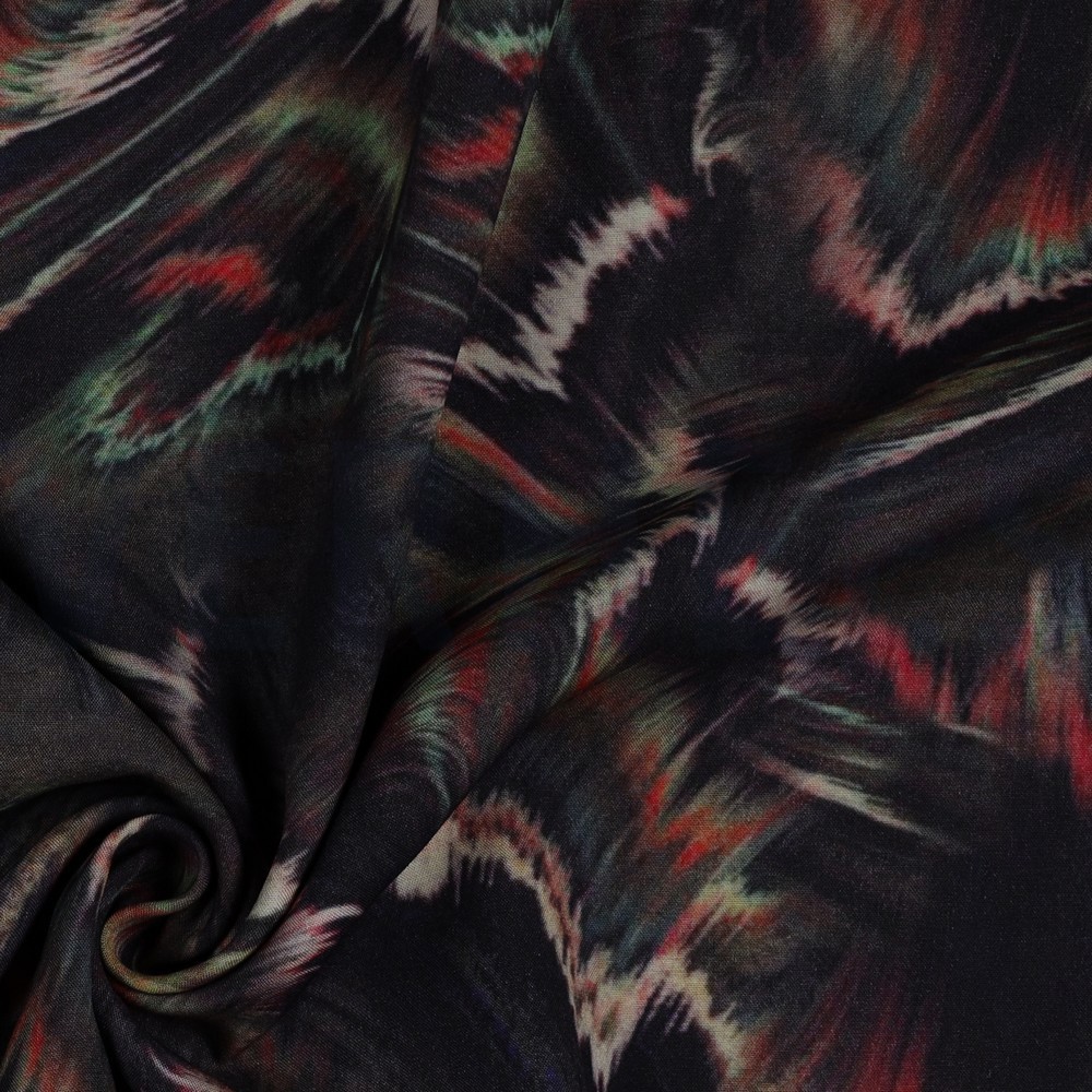 VISCOSE RADIANCE DIGITAL ABSTRACT MULTICOLOUR #7
