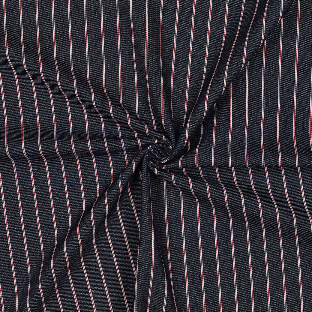 DENIM STREIFEN DUNKELBLAU #7