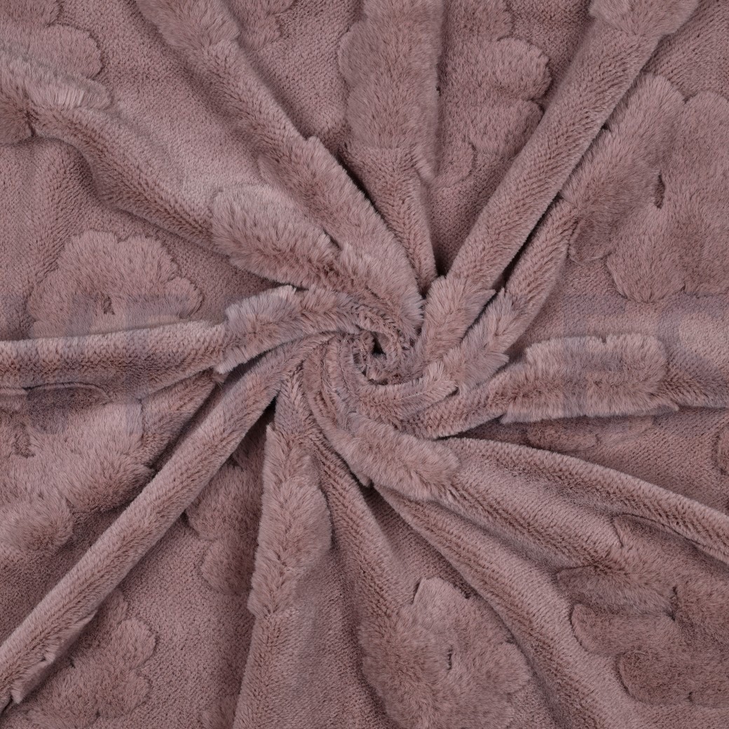 FLEECE BLOEMEN MAUVE #7