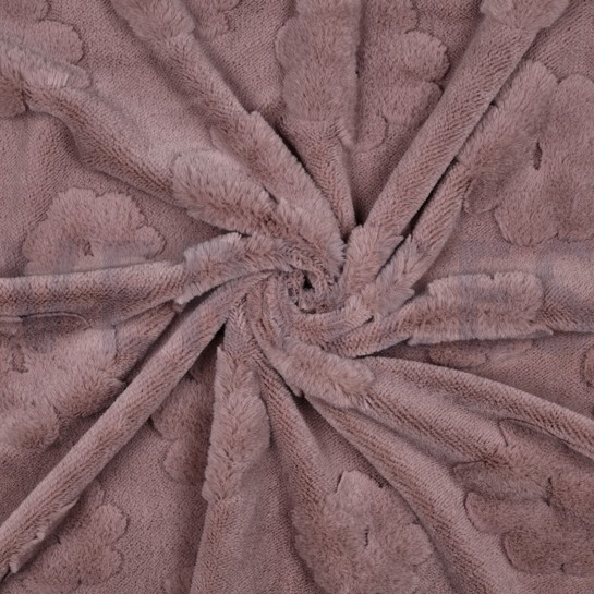FLEECE BLUMEN MAUVE #7