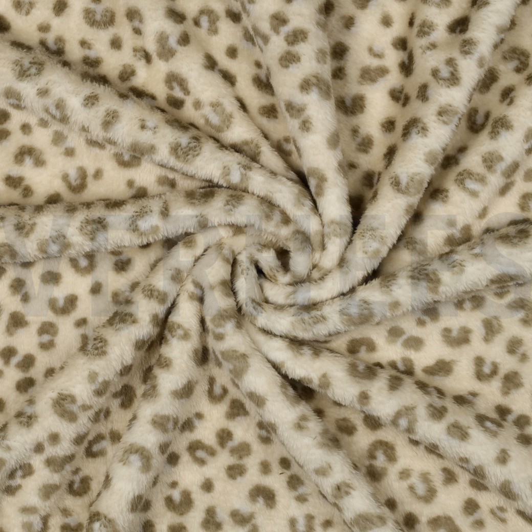FLEECE BEIDSEITIG TIERHAUT BEIGE #7
