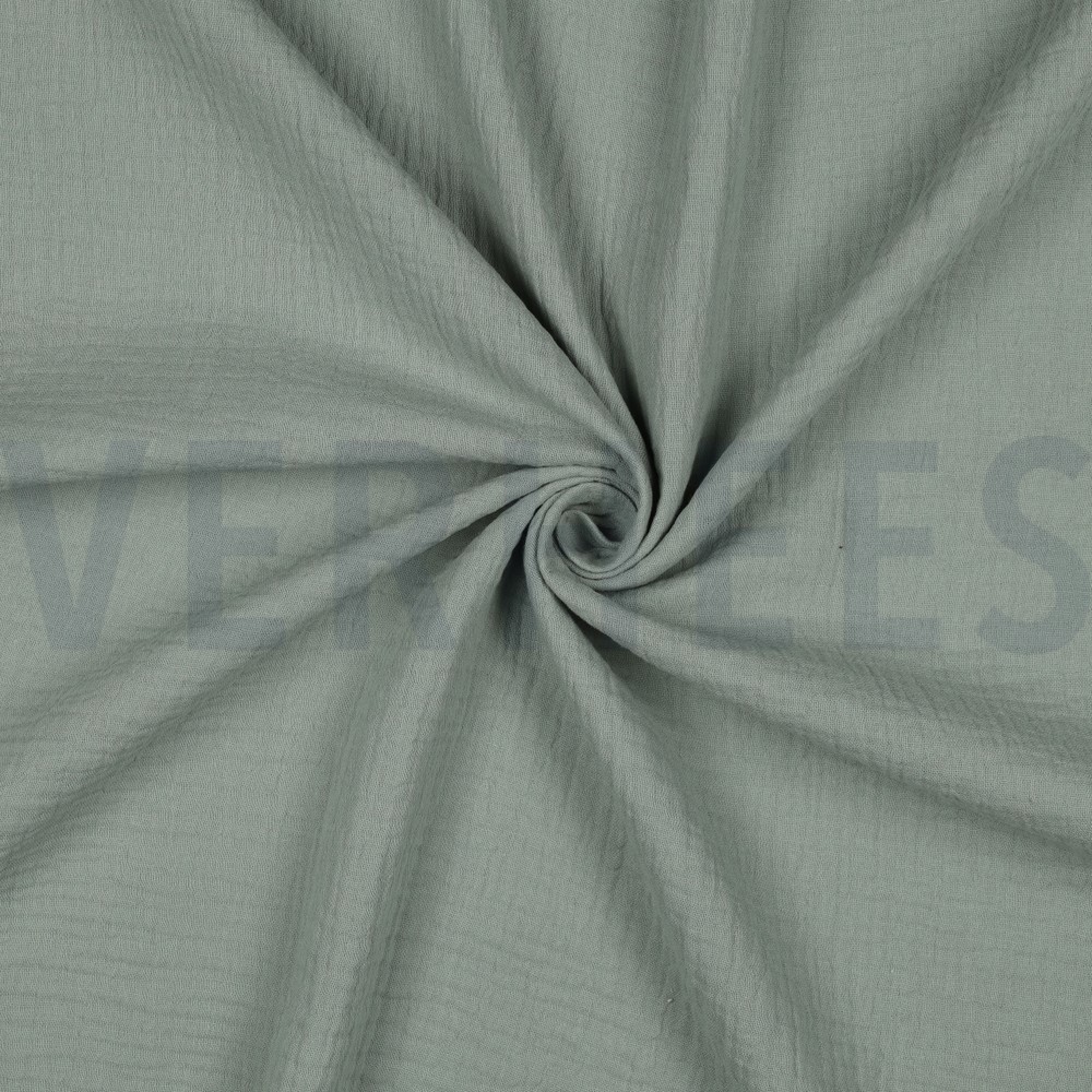 DOUBLE GAUZE 160CM GROEN #7