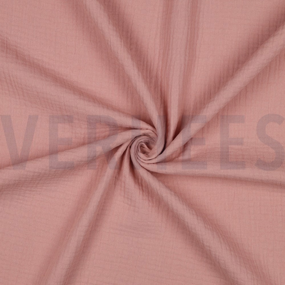 DOUBLE GAUZE 160CM ROSE #7