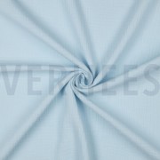 DOUBLE GAZE DE COTON 160CM BLEU (thumbnail) #3