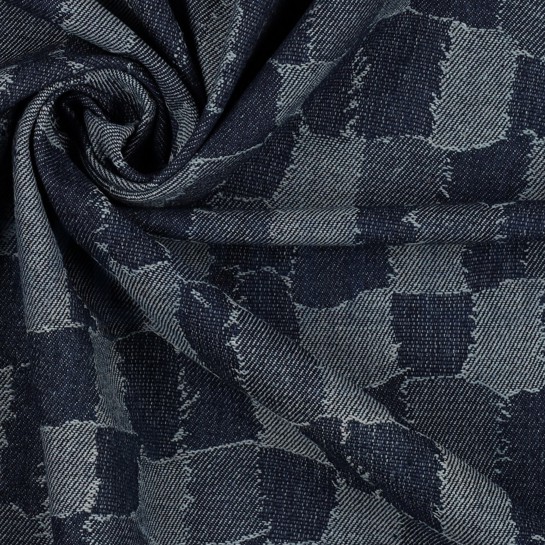 JEANS JACQUARD JEANSBLAUW #7