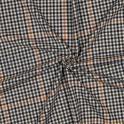 BAUMWOLLE GARNGEFÄRBT ANGERAUT KAROS ECRU (thumbnail) #3