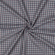 BAUMWOLLE GARNGEFÄRBT KAROS TEAL (thumbnail) #3