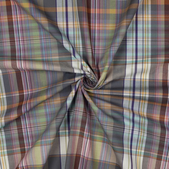 BAUMWOLLE GARNGEFÄRBT KAROS MEHRFARBIG #7