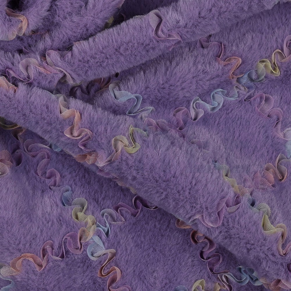 IMITATIEBONT MET TULE MULTIKLEUR LILA #7