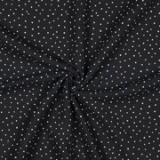 DOUBLE GAUZE LITTLE DOTS BLACK (thumbnail) #3