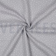 MUSSELIN KLEINE PUNKTE GRAU (thumbnail) #3