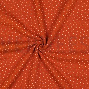 DOUBLE GAUZE KLEINE STIPPEN ROEST (thumbnail) #3