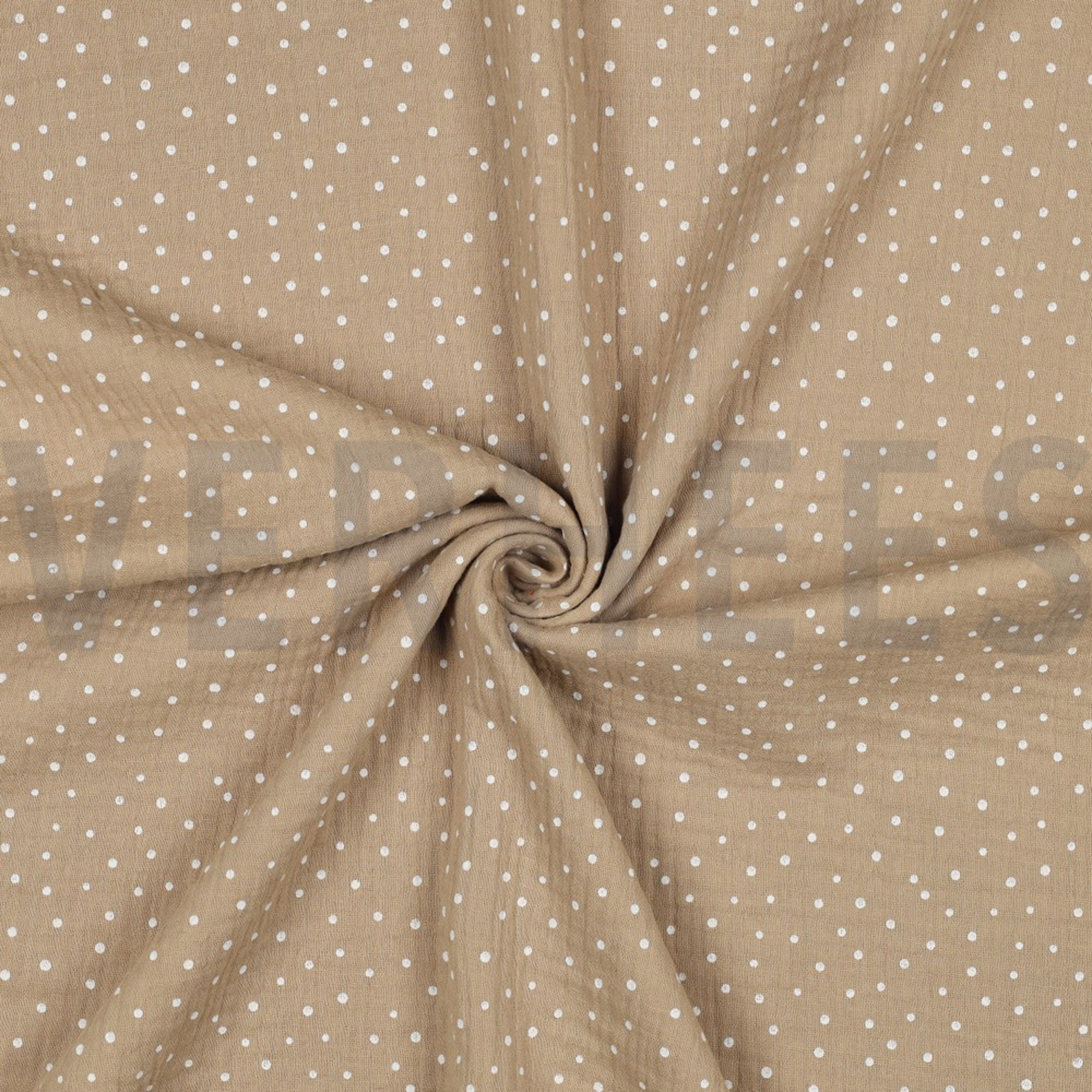 MUSSELIN KLEINE PUNKTE BEIGE (high resolution) #3