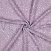 DOUBLE GAZE DE COTON PETITS POINTS VIEUX LILAS (thumbnail) #3