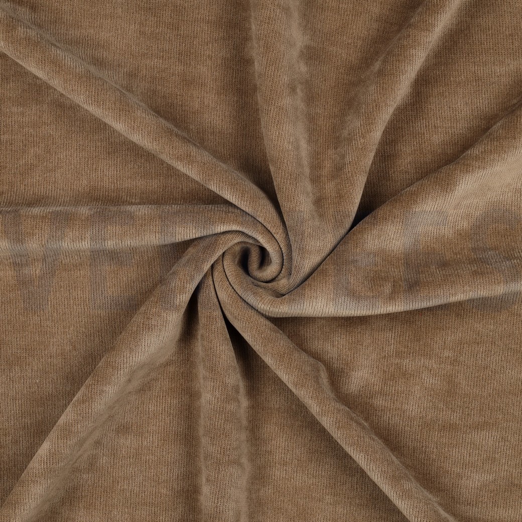 DOUBLE SIDED KNITTED VELOURS SHERPA TAUPE #7