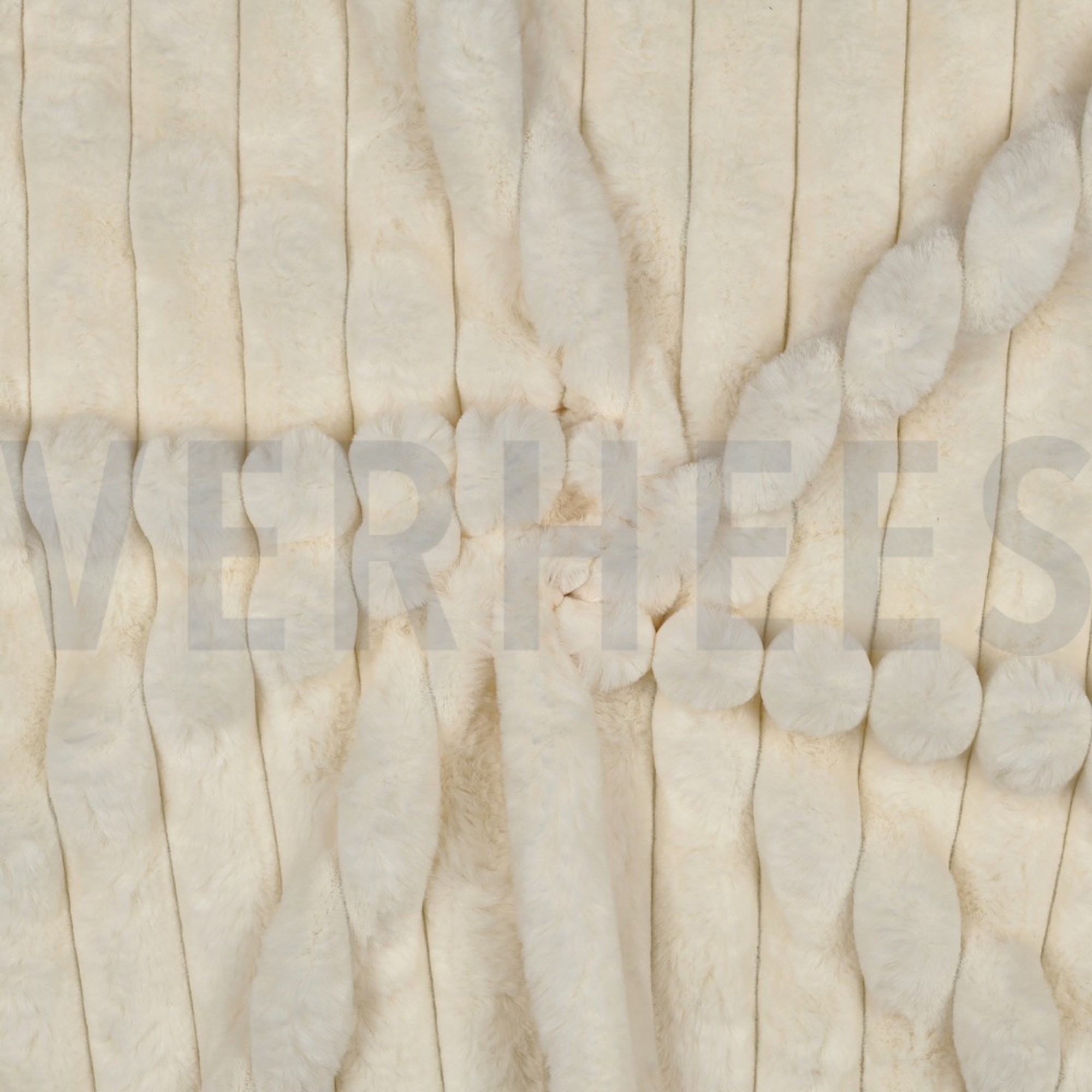 KUNSTPELZ STREIFEN ECRU (high resolution) #3