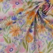 COTON VOILE DIGITAL FLEURS PÊCHE (thumbnail) #3