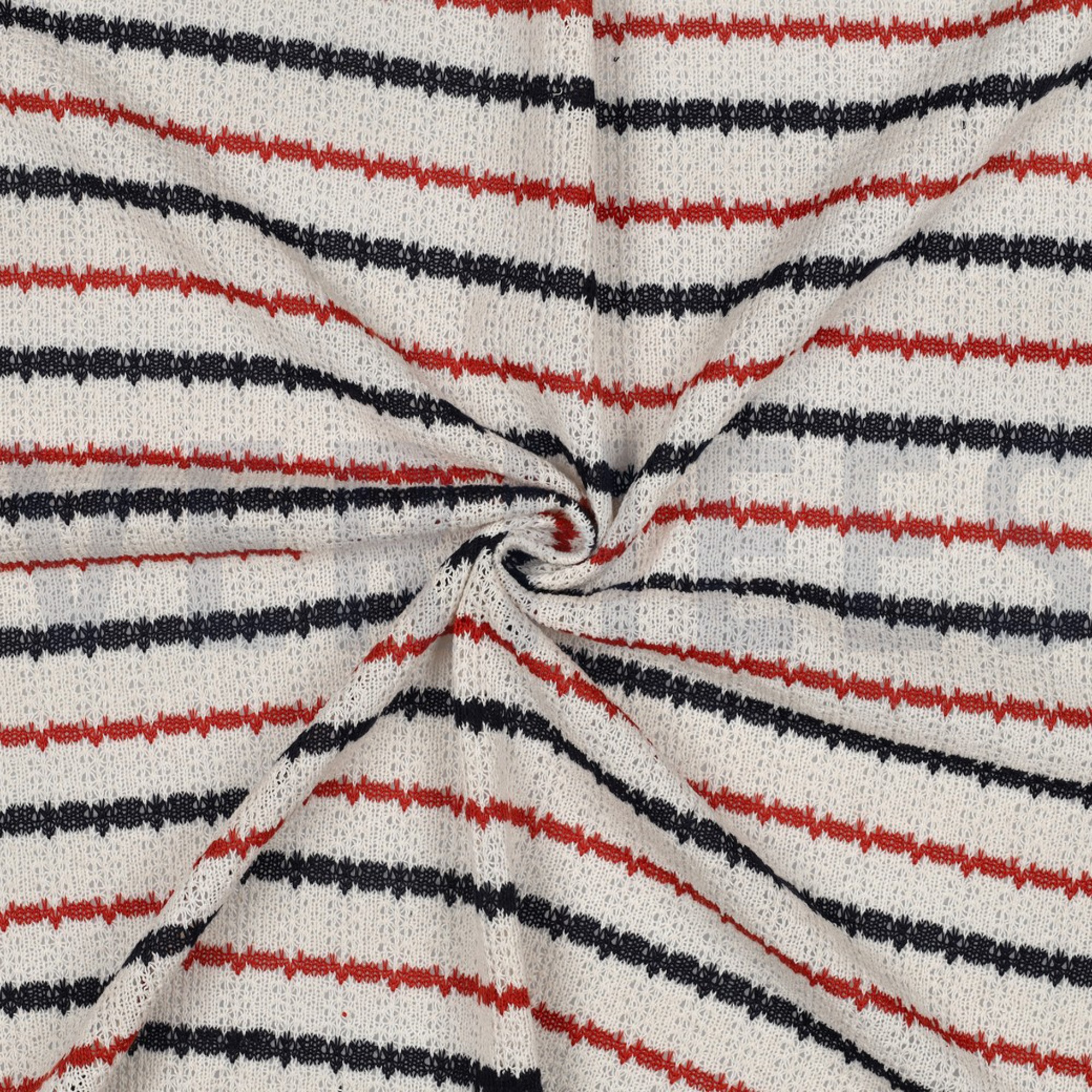 STRICK JACQUARD STREIFEN MARINEBLAU (high resolution) #3