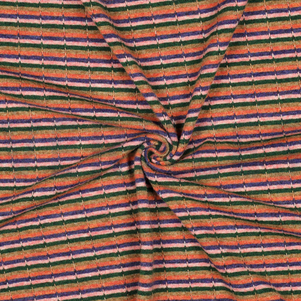 KNITTED JACQUARD STRIPES MULTICOLOUR #7