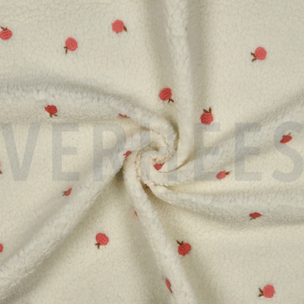 TEDDY EMBROIDERY PERZIKEN ECRU #7