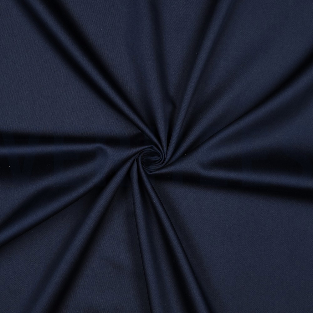 BAUMWOLLE SATIN MARINEBLAU #7