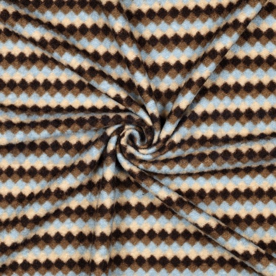 BOUCLÉ STRIPES BROWN #7