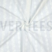 KATOEN EMBROIDERY TWEE-ZIJDIGE GOLFRAND WIT (thumbnail) #3