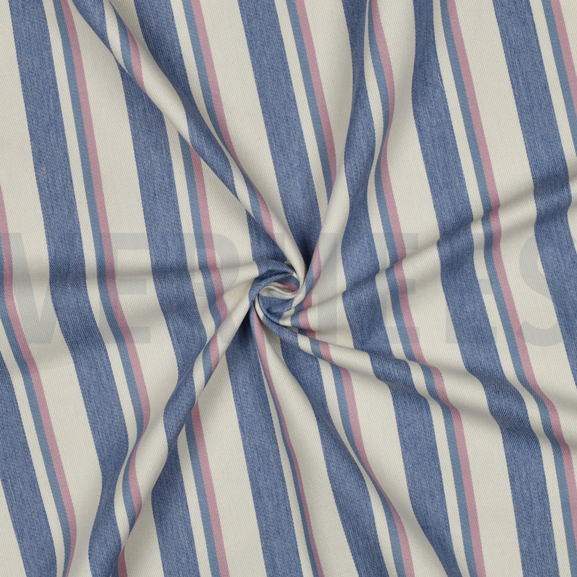 DENIM YARN DYED STRIPES PINK (high resolution) #3